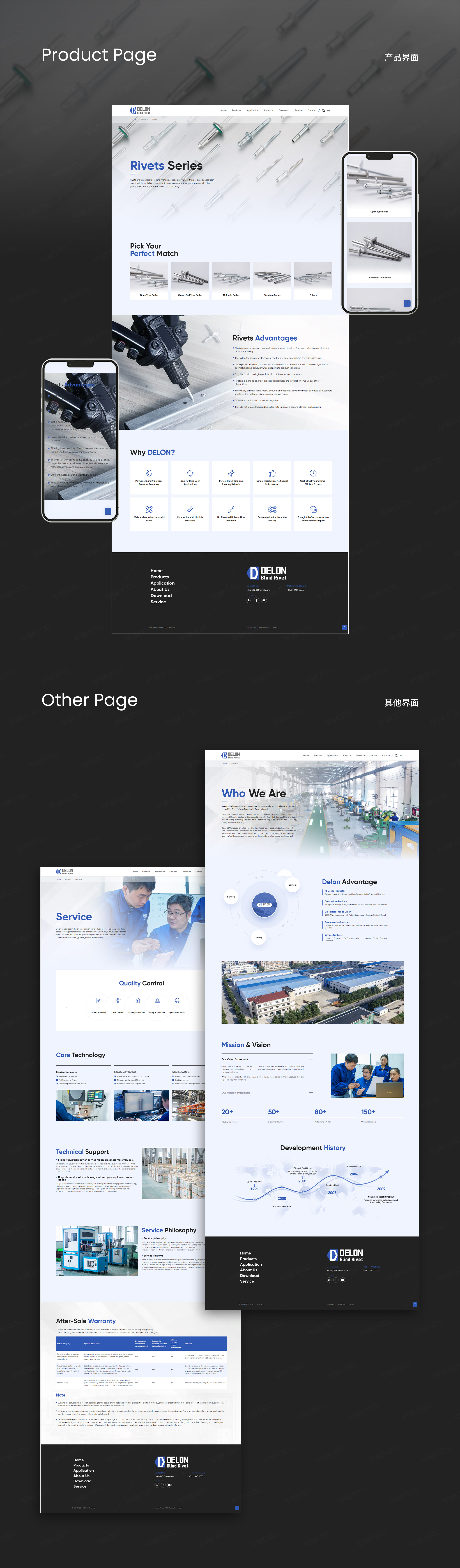 狄龍鉚釘外貿(mào)網(wǎng)站設(shè)計(jì)